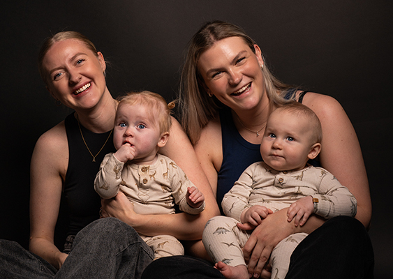 Family / Kids studio photo - photo session by Lana Photography Copenhagen